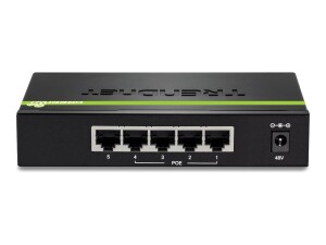 TRENDnet TPE TG50g - Switch - 4 x 10/100/1000 (PoE+)