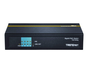 Trendnet TPE TG50G - Switch - 4 x 10/100/1000 (POE+)
