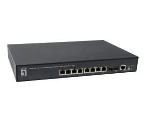 LevelOne GEP-1061 - Switch - managed - 8 x 10/100/1000...