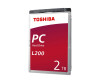 Toshiba L200 Laptop PC - Festplatte - 2 TB - intern - 2.5" (6.4 cm)
