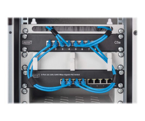DIGITUS 8-Port Gigabit Netzwerkswitch, 10 Zoll, unmanaged