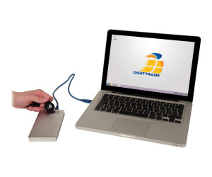 DIGITTRADE RS256 RFID Security - Festplatte - verschlüsselt - 1 TB - extern (tragbar)