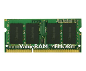 Kingston ValueRAM - DDR3 - Modul - 8 GB - SO DIMM 204-PIN