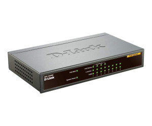 D-Link DES 1008PA - Switch - unmanaged - 4 x 10/100 (PoE)