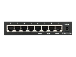 D-Link DES 1008PA - Switch - unmanaged - 4 x 10/100 (PoE)