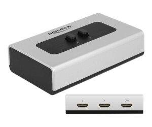 Delock Switch HDMI 2 port manual - Video/Audio-Schalter