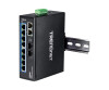 TRENDnet TI-G102 - Switch - unmanaged - 8 x 10/100/1000 + 2 x Kombi-Gigabit-SFP