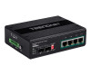 Trendnet Ti -PG62B - Switch - Unmanaged - 4 x 10/100/1000 (POE+)
