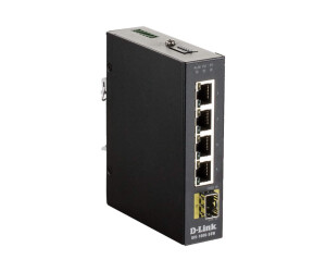 D-Link DIS 100G-5SW - Switch - unmanaged - 4 x...