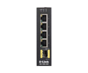 D-Link DIS 100G-5SW - Switch - unmanaged - 4 x 10/100/1000 + 1 x 100/1000 SFP