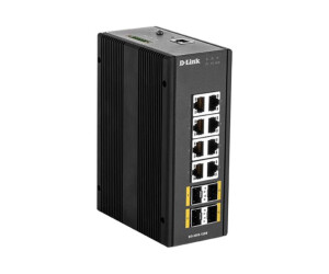 D-Link DIS 300G-12SW - Switch - managed - 8 x 10/100/1000...