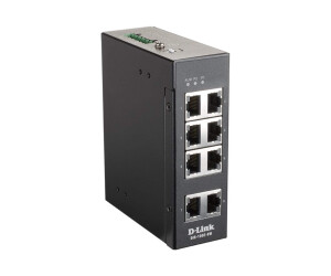 D -Link Dis 100e -8W - Switch - Unmanaged - 8 x 10/100