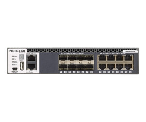 Netgear M4300-8X8F - Switch - L3 - managed - 8 x 10/100/1000/10000 + 8 x 10 Gigabit SFP+