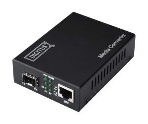 DIGITUS Gigabit Medienkonverter, RJ45 / SFP