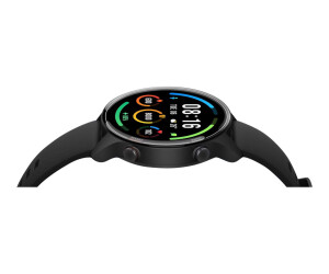 Xiaomi Mi Watch - Schwarz - intelligente Uhr mit Riemen - TPU - schwarz - Handgelenkgröße: 130-220 mm - Anzeige 3.5 cm (1.39")