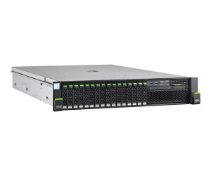 Fujitsu PRIMERGY RX2540 M4 - Server - Rack-Montage - 2U - zweiweg - 1 x Xeon Silver 4110 / 2.1 GHz - RAM 16 GB - SAS - Hot-Swap 6.4 cm (2.5")