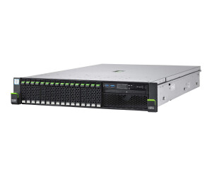 Fujitsu PRIMERGY RX2540 M4 - Server - Rack-Montage - 2U - zweiweg - 1 x Xeon Silver 4110 / 2.1 GHz - RAM 16 GB - SAS - Hot-Swap 6.4 cm (2.5")