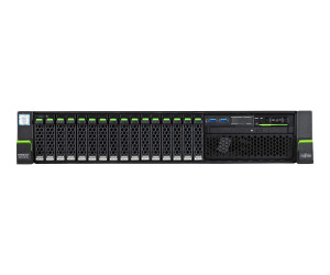 Fujitsu PRIMERGY RX2540 M4 - Server - Rack-Montage - 2U - zweiweg - 1 x Xeon Silver 4110 / 2.1 GHz - RAM 16 GB - SAS - Hot-Swap 6.4 cm (2.5")
