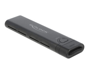 Delock Speichergehäuse - M.2 - M.2 NVMe Card / SATA 10Gb/s - USB 3.2 (Gen 2)
