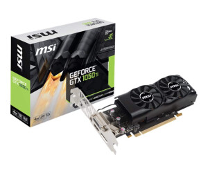 MSI GTX 1050 TI 4GT LP - Grafikkarten - GF GTX 1050 Ti