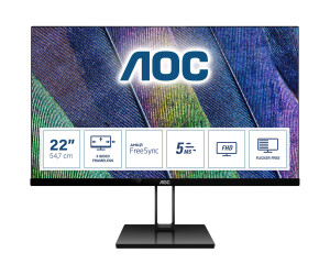 AOC 22V2Q - LED-Monitor - 54.6 cm (21.5&quot;) - 1920 x...