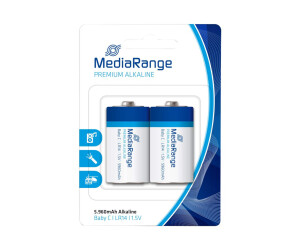 Mediarange Premium - Battery 2 x LR14 / C Type