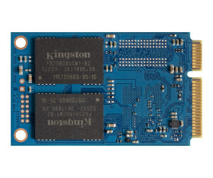 Kingston KC600 - SSD - encrypted - 512 GB - internal - MSATA - SATA 6GB/S - 256 -bit -Aes - Self -Encrypting Drive (SED)