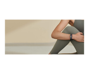 Xiaomi Mi Smart Band 6 - Aktivitätsmesser mit Band - TPU - schwarz - Handgelenkgröße: 155-219 mm - Anzeige 4 cm (1.56")