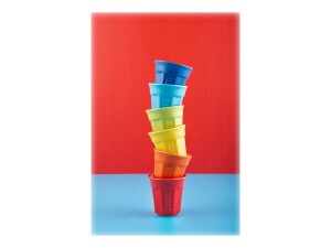 Bialetti Tasse - achteckig - Multicolor (Packung mit 6)