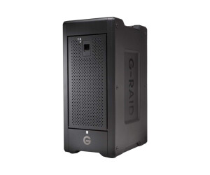 SANDISK PROFESSIONAL G-RAID SHUTTLE 8 - Festplatten-Array - 48 TB - 8 Schächte - HDD 6 TB x 8 - Thunderbolt 3, USB 3.2 Gen 2 (extern)