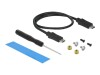 Delock Speichergehäuse - M.2 - M.2 NVMe Card / SATA 6Gb/s - USB 3.2 (Gen 2)