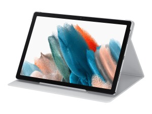Samsung EF-BX200 - Flip-Hülle für Tablet - Silber