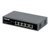 IC Intracom Intellinet - Switch - 4 x 10/100/1000 (POE +) + 1 x 10/100/1000 (POE implementation)