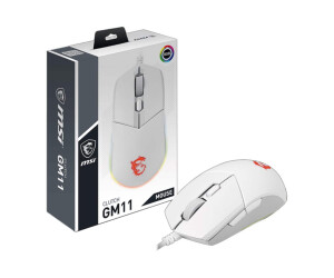 MSI Clutch GM11 - Mouse - right and left -handed