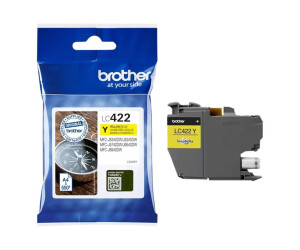 Brother LC422y - Yellow - original - ink cartridge