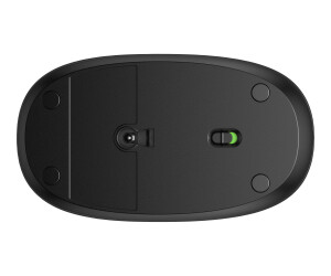 HP 240 - mouse - right and left -handed - optically - 3 keys - wireless - Bluetooth 5.1 - Wireless receiver (USB)