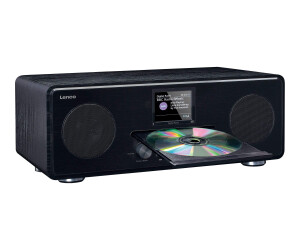Lenco Dar -061 - Audio system - 2 x 10 watts - black