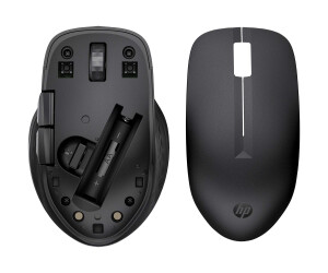 HP 435 - Maus - ergonomisch - 5 Tasten - kabellos