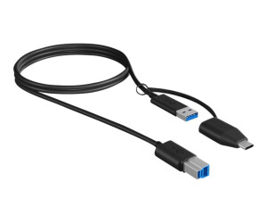 ICY BOX IB-CB032 - USB-Kabel - USB Typ A, USB-C zu USB...