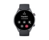 Amazfit GTR 3 Pro - Intelligente Uhr mit Riemen - Flouroelastomer - Infinite Black - Handgelenkgröße: 155-218 mm - Anzeige 3.7 cm (1.45")