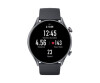 Amazfit GTR 3 Pro - Intelligente Uhr mit Riemen - Flouroelastomer - Infinite Black - Handgelenkgröße: 155-218 mm - Anzeige 3.7 cm (1.45")