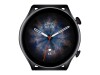 Amazfit GTR 3 Pro - Intelligente Uhr mit Riemen - Flouroelastomer - Infinite Black - Handgelenkgröße: 155-218 mm - Anzeige 3.7 cm (1.45")