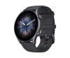 Amazfit GTR 3 Pro - Intelligente Uhr mit Riemen - Flouroelastomer - Infinite Black - Handgelenkgröße: 155-218 mm - Anzeige 3.7 cm (1.45")