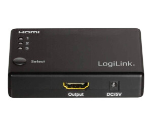 Logilink video/audio switch - 3 x HDMI