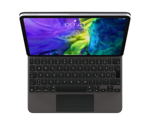 Apple Magic Keyboard - keyboard and folio hop - with a trackpad - backlit - Apple Smart Connector - QWERTZ - German - for 10.9 -inch ipad Air (4th generation)