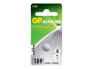 GP Battery GP 189 - Battery LR54 - Alkalal - 44 MAh
