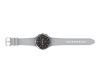 Samsung Galaxy Watch4 Classic - 46 mm - silber - intelligente Uhr mit Ridge Sport Band - Flouroelastomer - Silber - Anzeige 3.46 cm (1.4")