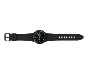 Samsung Galaxy Watch4 Classic - 42 mm - schwarz - intelligente Uhr mit Ridge Sport Band - Flouroelastomer - schwarz - Anzeige 3.04 cm (1.2")