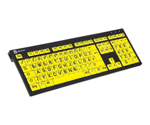 Logickeyboard XL Print PC Slim Line Nero - keyboard