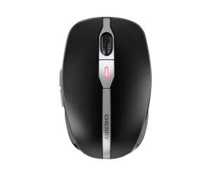 Cherry MW 9100 - Maus - 6 Tasten - kabellos - 2.4 GHz, Bluetooth 4.0 - kabelloser Empfänger (USB)